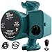 Taco 007-F5 Cast Iron Circulator, 1/25 HP Pump with Universal Pump Flange Gaskets and Wire Gland, Green