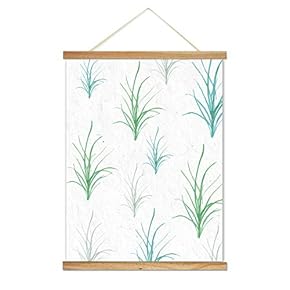 Hanging Poster NO Magnetic Wooden Framed, Colorful Leaves Fulfilled Home Wall Canvas Prints Decoration Ready to Hang - 18"x24" inches