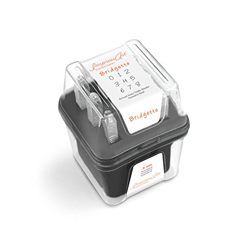 ImpressArt Premium- Bridgette Numbers Metal Stamps