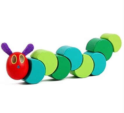 wooden hungry caterpillar toy