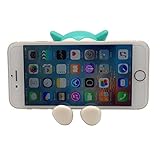 Mziart Cute Owl Phone Holder Stand Mount Creative Piggy Bank Money Saving Coin Box Good Gift(Green)