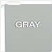 Pendaflex Recycled Hanging Folders, Letter Size, Gray, 1/5 Cut, 25/BX (81604)