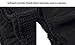 BIKMAN Cute Cat Ears Knit Hat Ear Flap Crochet Beanie Hat Black