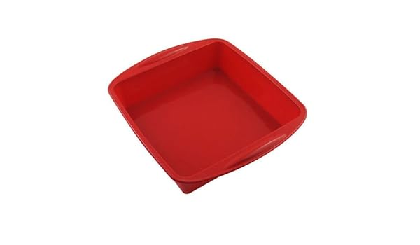 edxtech silicona cuadrado DIY Cake Pan molde Pan Pizza Lasagna ...