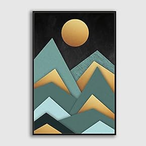 Framed Home Artwork Abstract Scenery for Living Room Bedroom