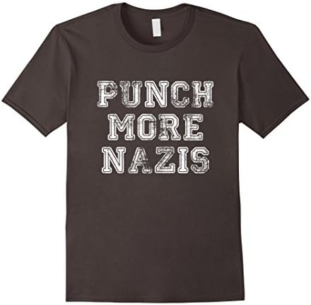 Men's Punch more Nazis TShirt 2XL Asphalt