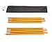 MIER Aluminum Tarp Poles Adjustable Lightweight Poles for Camping, Backpacking, Awnings, Shelters (Pack of 2) PE601