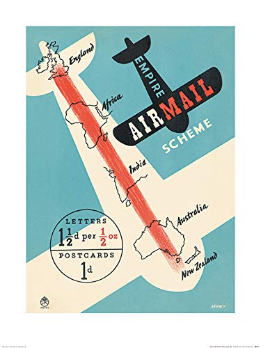 Postal Museum (Empire Air Mail Scheme by Ashley Havinden 1939) Art Print