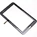 White Touch Digitizer Screen Replacemen for Samsung Galaxy Tab 3 Lite 7.0 T110 SM-T110 (No Earpiece Hole - Black) + PreInstalled Adhesive with Tools