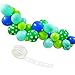 CREATEASY Dinosaur Balloons Arch Garland Green Balloon Streamer Jungle Animal Dinosaur Birthday Party Decorations Dino Photobooth Backdrop
