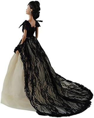 Fashion Princess Long Dress Gown Made Fit for Barbie Doll