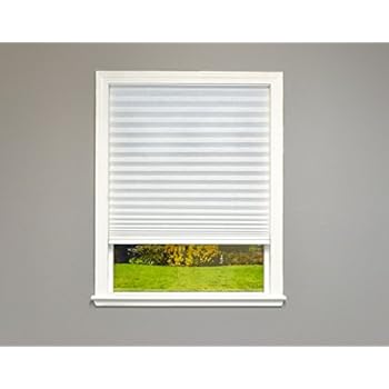 Easy Lift Select Trim-at-Home Cordless Pleated Light Filtering Fabric Shade, 36 in x 64 in, (Fits Windows 19