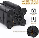 flintronic Submersible Water Pump 150 L/H USB DC 5V 0.4-1.5m Bottom Suction view 4