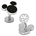 Disney Men's Mickey Mouse Silhouette Cufflinks (DN-MSILH-SL)
