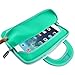 KOZMICC 10.1 Inch(Mint Turquoise Teal Green/White) Premium Neoprene Tablet Case Cover w/Handle for 10