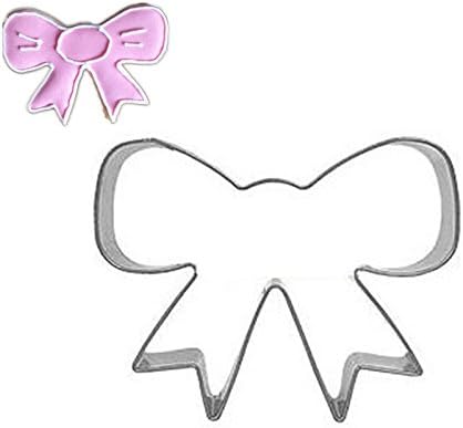 FairyTeller Bow Cookie Tools Cutter Mould Biscuit Press Icing Set Stamp Mold Stainless Steel Bakeware For Kitchen China