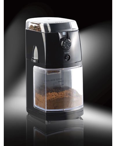 Rosenstein & Söhne Kaffeemahlwerk: Elektrische Kaffeemühle mit hochwertigem Scheibenmahlwerk (Kaffemühlen)