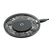 Baseus Wireless Charger, Ultra-slim Wireless Charger Pad Station 7.5W for iPhone X 8/8 Plus, 10W for Samsung Galaxy S8/Note 8/5/S7 (AC Adapter not included)