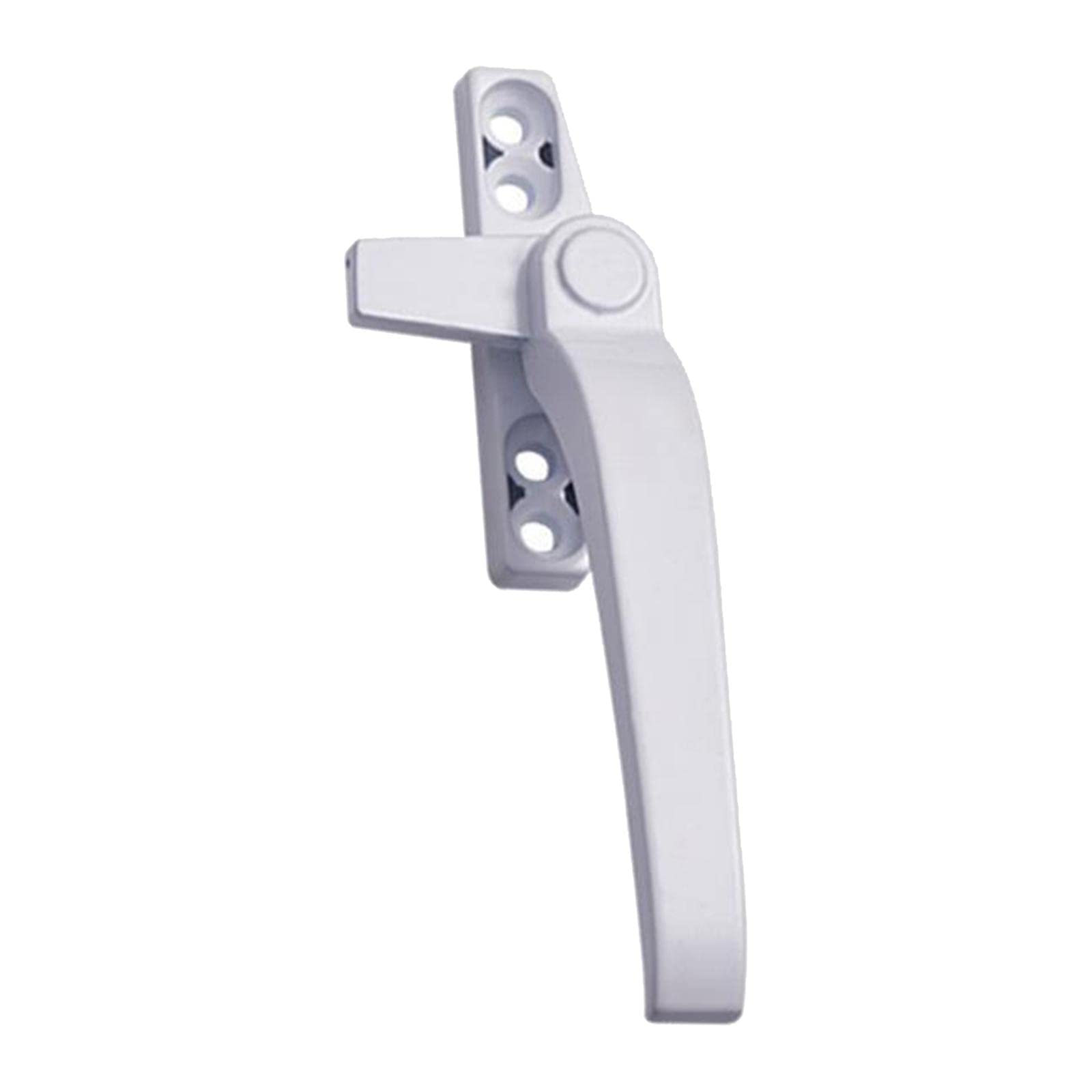 zalati Window Handler Universal Replacement Right/Left Hand Aluminum Alloy Window Handles with Locks for Double Glazing Switch Window Door Security - Right Hand Bar White