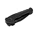 HAUS Tactical Folding Knife Recon Everyday Carry Pocket Knife, Black Anodized Blade, Textured G10 Handle, 5 Inch Folded