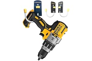 LZDRASON Cordless Tool Holster, Tool Belt Hook with Belt Clip, Drill Holster Holder with Single Hook, The Correct Way to Carry Cordless Power Tools, Heavy Duty and Light Weight Tool Hook, 1xPack in Black