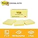 Post-it Notes, America's #1 Favorite Sticky Note, 3 x 3-Inches, Canary Yellow, Lined, 6-Pads/Pack primary