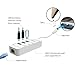 Unitek USB 3.0 Hub with RJ45 10/100/1000 Gigabit Ethernet Converter, 3-Port USB Hub+ Type C (Thunderbolt 3 & USB C) Adapter, BC1.2 Charging with LED Switches [AC Power Adapter is not Included]