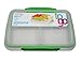 Sistema BPA-Free Small Split Reusable Food Storage Container, Colors Vary, 3-Pack