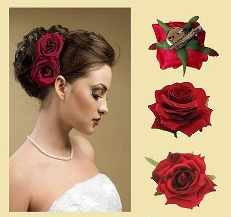 Buy Morges Flower Clips For Hair For Women Hair Clips For Wedding
