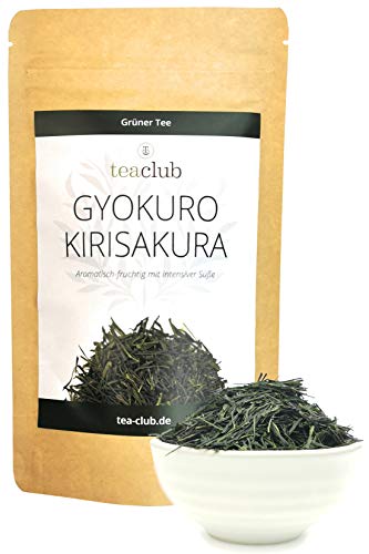 Gyokuro Kirisakura 100g Grüner Tee aus Japan, Aromatisch-Fruchtig mit feiner SüÃe und Umami, Japanischer Grüntee Lose Premium Qualität, Green Tea TeaClub