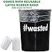 2.6 Gallon Clear Bathroom Trash Bags (240 Bags) 2 Gallon Small Garbage Bags 10 Liter Plastic Wastebasket Trash Can Liners for Home and Office Bins, 240 count