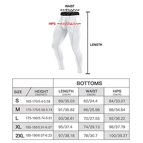 MEETYOO-Kompressionshose-Herren-Sport-Leggings-Atmungsaktiv-Fitness-Strumpfhosen-Funktionswaesche-Pants-Unterhose-Lang-fuer-Laufen-Wandern-Radfahren