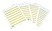 Abilitations 089661 Hi-Write Beginner Paper, Level 1, Pack of 100, Yellow/White