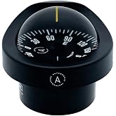 Autonautic - Flush Mount Compass with a Clear Looking Design for Sailboat - 85mm Dial -Mounting Hole 85 mm. Suitable Inclined Panels Without Losing the Horizontality - Made in Europe