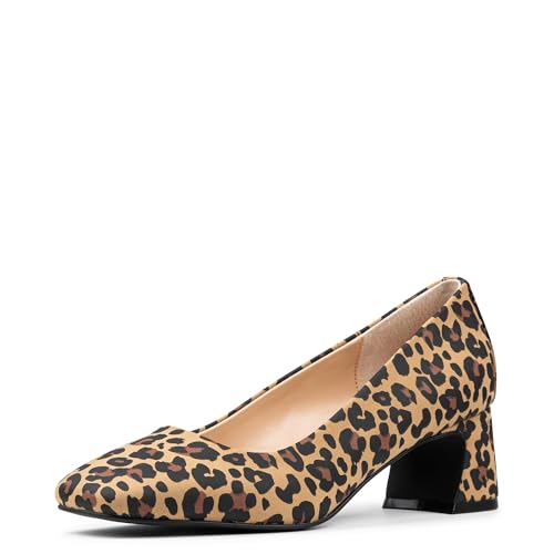 NYDJ Women's FAY Suede, Leopard 10