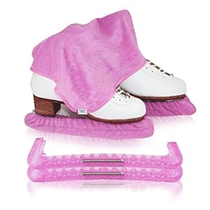 CRS Cross Skate Guards, Soakers & Towel Gift Set – Ice Skating Guards and Soft Skate Blade Covers for Figure Skating or…