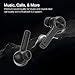 XClear Wireless Earbuds with Immersive Sounds True 5.0 Bluetooth In-Ear Headphones with Charging Case/Quick-Pairing Stereo Calls/Built-in Microphones/IPX5 Sweatproof/Pumping Bass for Sports  Blackthumb 1