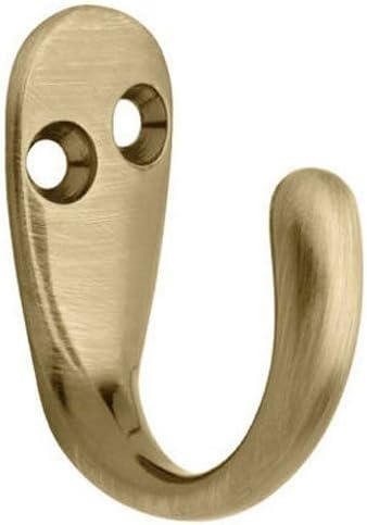 ShunLight Single Prong Robe Hook Wall Mount for Kitchen Bathroom Toilet