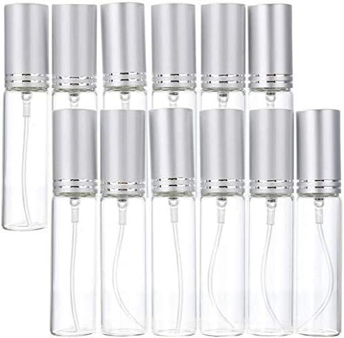 FOR ANTI-VIRUS 10 pcs Portable Refillable Glass Makeup Clear Empty Sprayer Bottles Cosmetic Atomizers Spray Bottle Portable disinfectant spray spray bottle