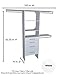 ClosetMaid 1937140 SuiteSymphony Modern 25-Inch Closet Organizer with Shelves and 4-Drawers, Pure White
