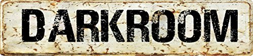 Any and All Graphics DARKROOM Vintage antique looking 8" VINYL DECAL sticker street sign design.