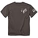 Buck Wear unisex adult American Don t mess shirt, Charcoal, X-Large US