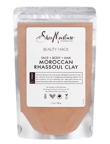SheaMoisture Beauty Hack Face + Body + Hair Moroccan Rhassoul Clay 7oz, pack of 1