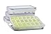 Komax Ice Cube Tray with No-spill Cover (Set of 4) BPA Free