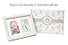Premium Baby Hand and Footprint Frame Kit by 2 Little Bears | Solid Wood, Real Glass, Non-Toxic Clay | Fits 5 x 7 Photo | Newborn Girls, Boys, Pets | Keepsake Gift for Infant Nursery, Shower, Baptism