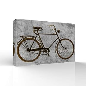 Outdoor Bike Painting Wall Bedroom Living House