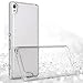 Sony Xperia XA Case, CoverON [ClearGuard Series] Hard Clear Back Cover with Flexible TPU Bumpers Slim Fit Phone Cover Case for Sony Xperia XA - Clear