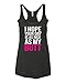 Panoware Women's Funny Workout Tank Top | I Hope Your Day is As Nice As My Butt, Vintage Black, Small