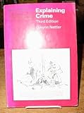 Explaining Crime, Nettler, Gwynn, 0070463131