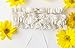 LR Bridal Ivory Bow Tie Ribbon Style Wedding Garter Set with Rhinestone (Ivory Set)